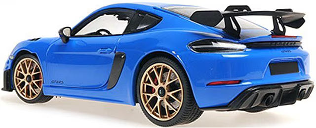 [ Pre-order ] 110062121 MINICHAMPS 1:18 Porsche Cayman GT4 RS 2024 Blue Weissach Package