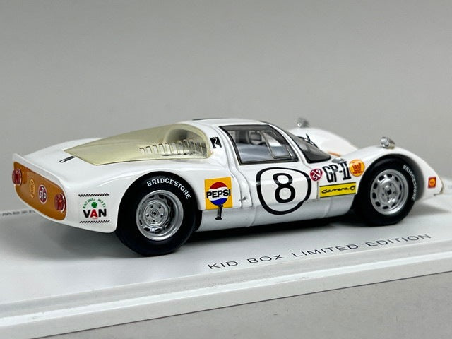 1:43 Spark SKB43028 Kidbox Custom Porsche Carrera 6 (906-147) Japanese GP 1967 #8 Toru Ikuzawa