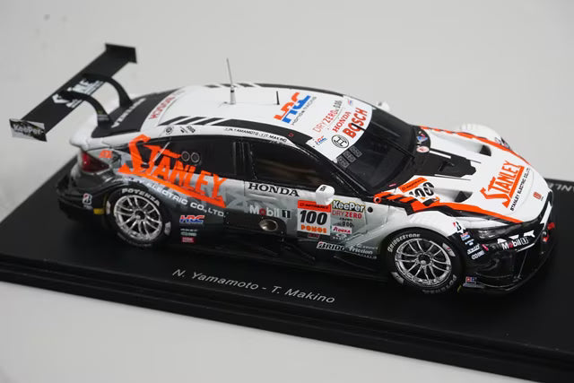 1:43 Spark 43SGT25100 Stanley Civic Type R-GT Team Kunimitsu GT500 Super GT 2025 #100 Naoki Yamamoto / Tadasuke Makino
