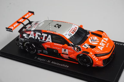 1:43 Spark 43SGT25008 ARTA Mugen Civic Type R-GT GT500 Super GT 2025 #8 Tomoki Nojiri / Shinji Matsushita