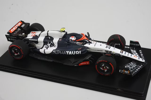 1:43 Spark SCS243 Suzuka Circuit Custom Scuderia AlphaTauri AT04 Levovo #22 Yuki Tsunoda, Japanese GP 2023