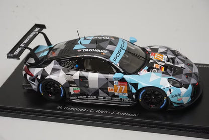 1:43 Spark S7039 Porsche 911 RSR Dempsey Proton Racing LMGTE Am class Le Mans 24 Hours Winner 2018 #77