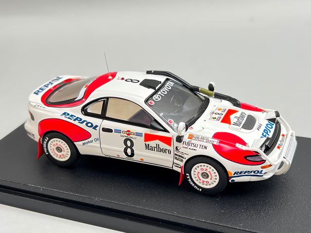 1:43 HPI 8004 Toyota Celica Turbo 4WD Safari 1992 #8 Marlboro specification