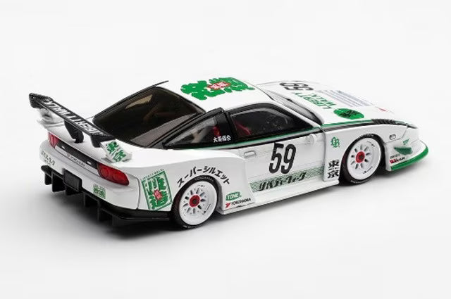 [ Pre-order ] MGT01181-R TSM MINI-GT 1:64 Nissan LB-Super Silhouette 180SX White (Right-hand drive)