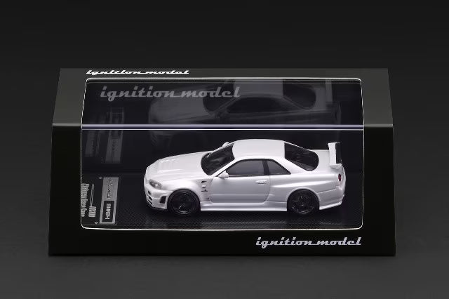 [ Pre-order ] IG4175 ignition model 1:64 Nissan Skyline GT-R (BNR34) NISMO customized White