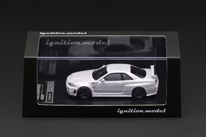 [ Pre-order ] IG4175 ignition model 1:64 Nissan Skyline GT-R (BNR34) NISMO customized White