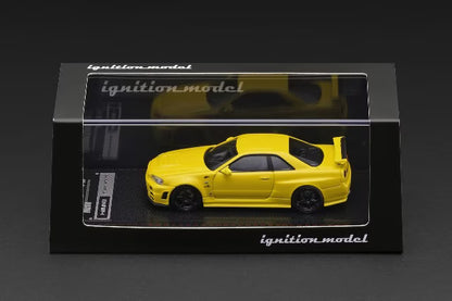 [ Pre-order ] IG4176 ignition model 1:64 Nissan Skyline GT-R (BNR34) NISMO customized Yellow
