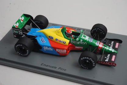 1:43 Spark S5206 Benetton B188 French GP 1989 #20 E. Pirro