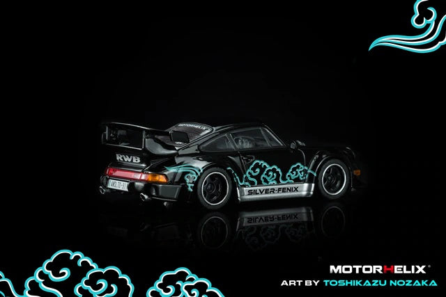 [ Pre-order ] M62102 MOTORHELIX 1:64 RWB 964 Silver Fenix Black