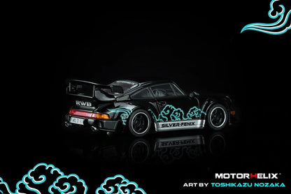[ Pre-order ] M62102 MOTORHELIX 1:64 RWB 964 Silver Fenix Black