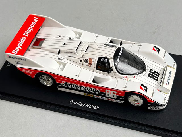 1:43 Spark CA-WOL-13 Kartima Custom Porsche 962 1.Platz IMSA Miami 1986 #86