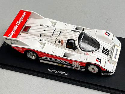 1:43 Spark CA-WOL-13 Kartima Custom Porsche 962 1.Platz IMSA Miami 1986 #86