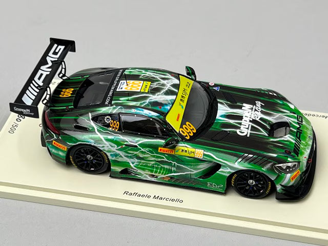 1:43 Spark 43MC19 Mercedes-AMG GT3 Team GroupM Racing FIA GT World Cup Macau GP Winner 2019 #999 R. Marciello