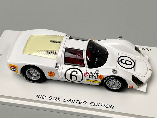 1:43 Spark SKB43026 Kidbox Custom Porsche Carrera 6 (906-120) Japanese GP 1967 #6 Shintaro Taki