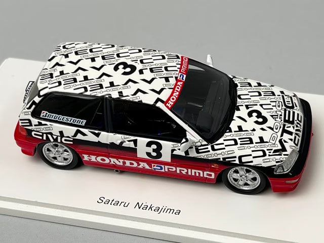 1:43 Spark S5459 Honda Civic EF-9 Group N 1990 #3 Satoru Nakajima