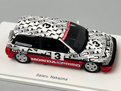 1:43 Spark S5459 Honda Civic EF-9 Group N 1990 #3 Satoru Nakajima