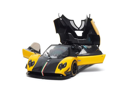 [ Pre-order ] 850613001 BBR 1:18 Pagani Zonda cinque Roadster full open Giallo Ginevra - BASIC PACK