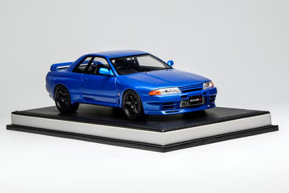 MH027BE MOTORHELIX 1:18 Nissan Skyline GT-R (R32) Customized Version Bayside Blue