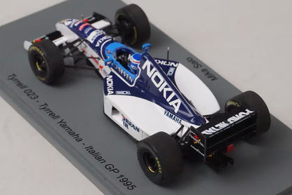 1:43 Spark S6975 Tyrrell 023 Yamaha Italian GP 1995 #4 M. Salo Mild Seven specification