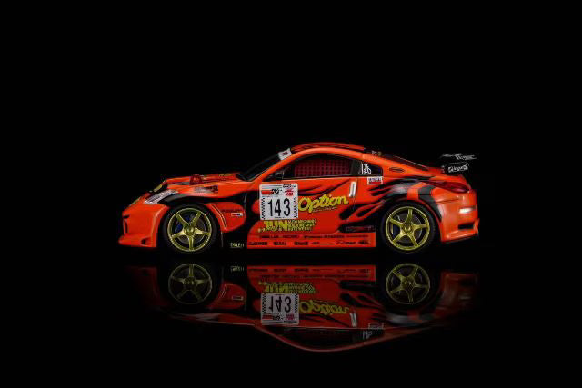 [ Pre-order ] M63851 MOTORHELIX 1:64 Nissan Fairlady Z (Z33) Option Stream Z #143 Daijiro Inada Orange