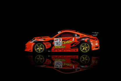 [ Pre-order ] M63851 MOTORHELIX 1:64 Nissan Fairlady Z (Z33) Option Stream Z #143 Daijiro Inada Orange