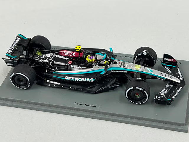 1:43 Spark S9546 Mercedes-AMG Petronas F1 Team W15 e-Performance Las Vegas GP 2nd 2024 #44 L. Hamilton