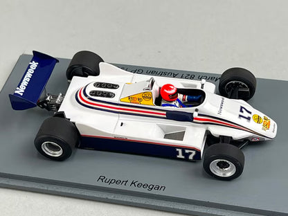 1:43 Spark S7177 March 821 Austrian GP 1982 #17 R. Keegan