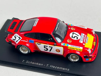 1:43 Spark S9819 Porsche 934 Le Mans 24H 1976 #57 T. Schenken / T. Hezemans