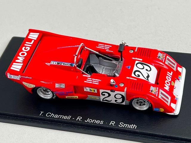1:43 Spark S9415 Chevron B36 Le Mans 24H 17th 1979 #29 T. Charnell / R. Jones / R. Smith