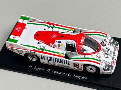 1:43 Spark S9867 Porsche 956 Le Mans 24H 1985 #18 M. Sigara / O. Larrauri / G. Tarquini