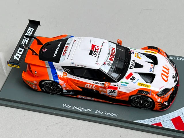 1:43 Spark 43SGT2021 au TOM'S GR Supra TGR Team Series Champion GT500 Class Super GT 2021 #36 Yuhi Sekiguchi / Sho Tsuboi