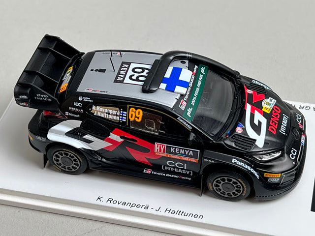1:43 Spark S6873 Toyota GR Yaris Rally1 Hybrid Gazoo Racing WRT Safari Rally Winner 2024 #69