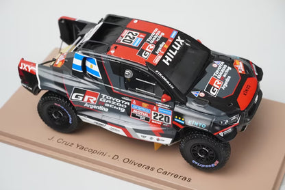 1:43 Spark S5887 Toyota Hilux Dakar Rally 7th 2023 #220