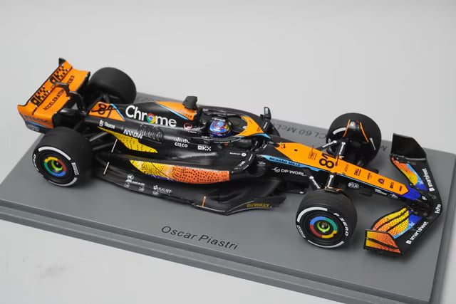1:43 Spark S8944 McLaren MCL60 Abu Dhabi GP 6th 2023 #81 O. Piastri