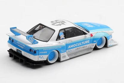 [ Pre-order ] MGT01238-R TSM MINI-GT 1:64 Nissan Skyline GT-R R32 LBWK Kaido Works AMOCULTURE (Right-hand drive)