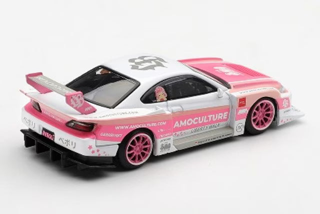 [ Pre-order ] MGT01239-R TSM MINI-GT 1:64 Nissan Silvia (S15) LB-Super Silhouette AMOCULTURE (Right-hand drive)