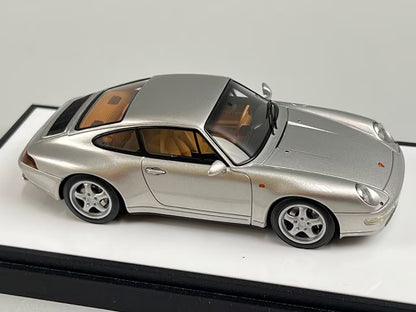 1:43 Make Up/Vision VM145A Porsche 911 (993) Carrera 4 1995 Silver