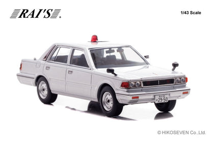 [ Pre-order ] H7438404 RAI'S  1:43 Nissan Cedric (YPY30) 1984 Kanagawa Prefectural Police Traffic Department Mobile Traffic Unit Vehicle (Undercover, Silver)
