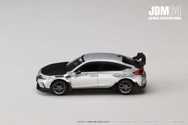 [ Pre-order ] HJDM005B-33 JDM64 1:64 Honda Civic Type R (FL5) MUGEN Group.B (2024) Matte Silver