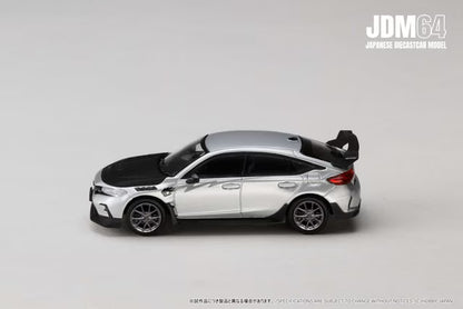 [ Pre-order ] HJDM005B-33 JDM64 1:64 Honda Civic Type R (FL5) MUGEN Group.B (2024) Matte Silver