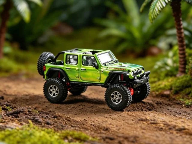 [ Pre-order ] KS-102-648 GCD Gaincorp Products 1:64 Jeep Wrangler Apple Green (LHD)