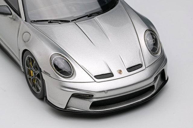 [ Pre-order ] EM776A Make Up EIDOLON 1:43 Porsche 911 (992) GT3 Touring Package GT Silver (Carbon Roof)