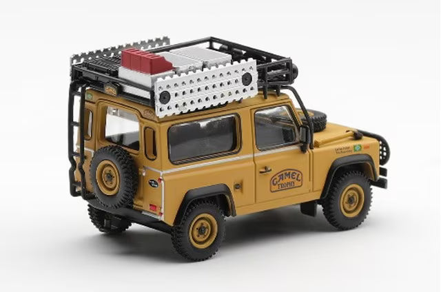 [ Pre-order ] MGT01308-BL TSM MINI-GT 1:64 Land Rover Defender 90 Camel Trophy Borneo 1985 Team Brazil (Left-hand drive) *Blister pack