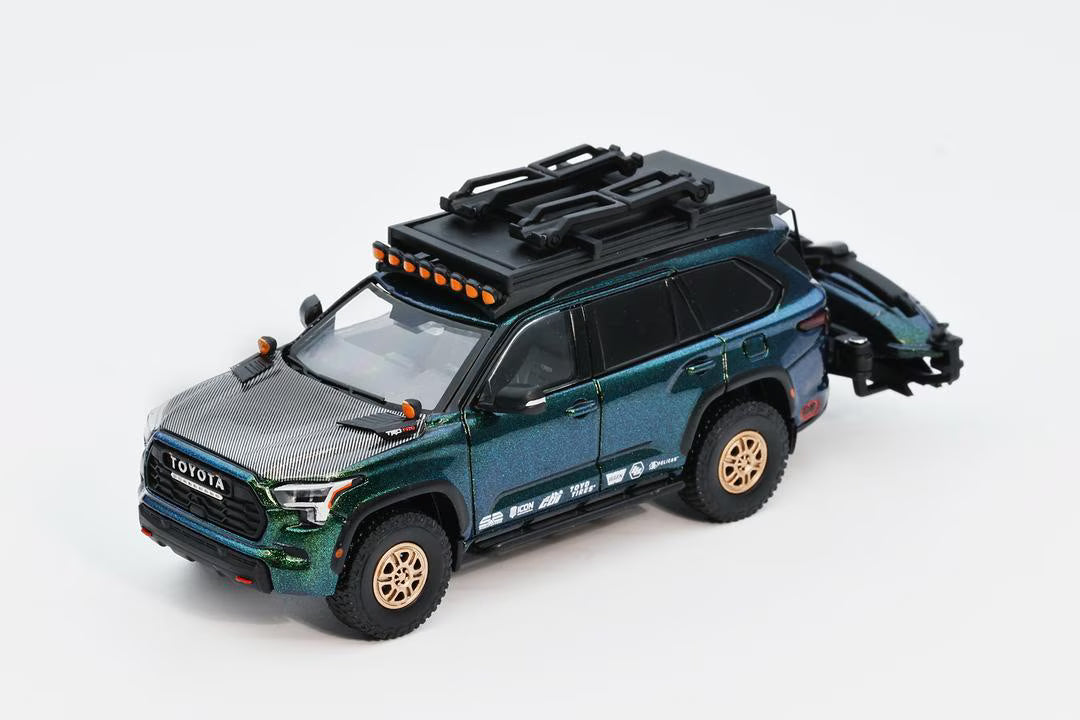 [ Pre-order ] KS-068-441 GCD GainCorp Products 1:64 Toyota Sequoia TRD PRO Chameleon Green (LHD)