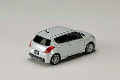 [ Pre-order ] HJ642082S Hobby Japan 1:64 Suzuki Swift Sport (ZC32S) with Genuine Options - Platinum Silver Metallic