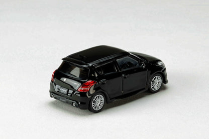 [ Pre-order ] HJ642082BK Hobby Japan 1:64 Suzuki Swift Sport (ZC32S) with Genuine Options - Super Black Pearl