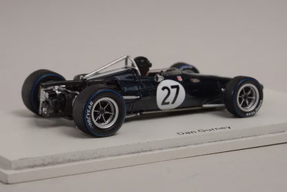 1:43 Spark S1665 Eagle Climax F1 Belgium GP 1966 #27 D. Gurney