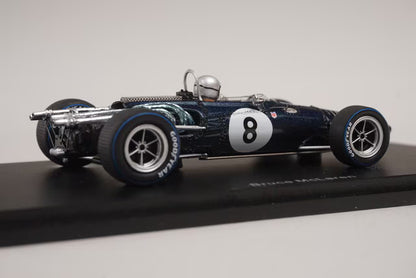1:43 Spark S1624 Eagle T1G Weslake F1 France GP 1967 #8 B. McLaren