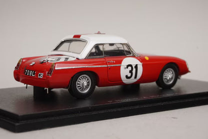1:43 Spark S4136 MG B Hardtop Le Mans 24H 1963 #31 P. Hopkirk / R. Hutcheson