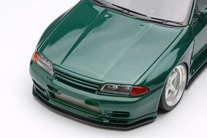 [ Pre-order ] EM830 Make Up EIDOLON 1:43 Garage Active Skyline GT-R Wide Body Carbon-R No.9